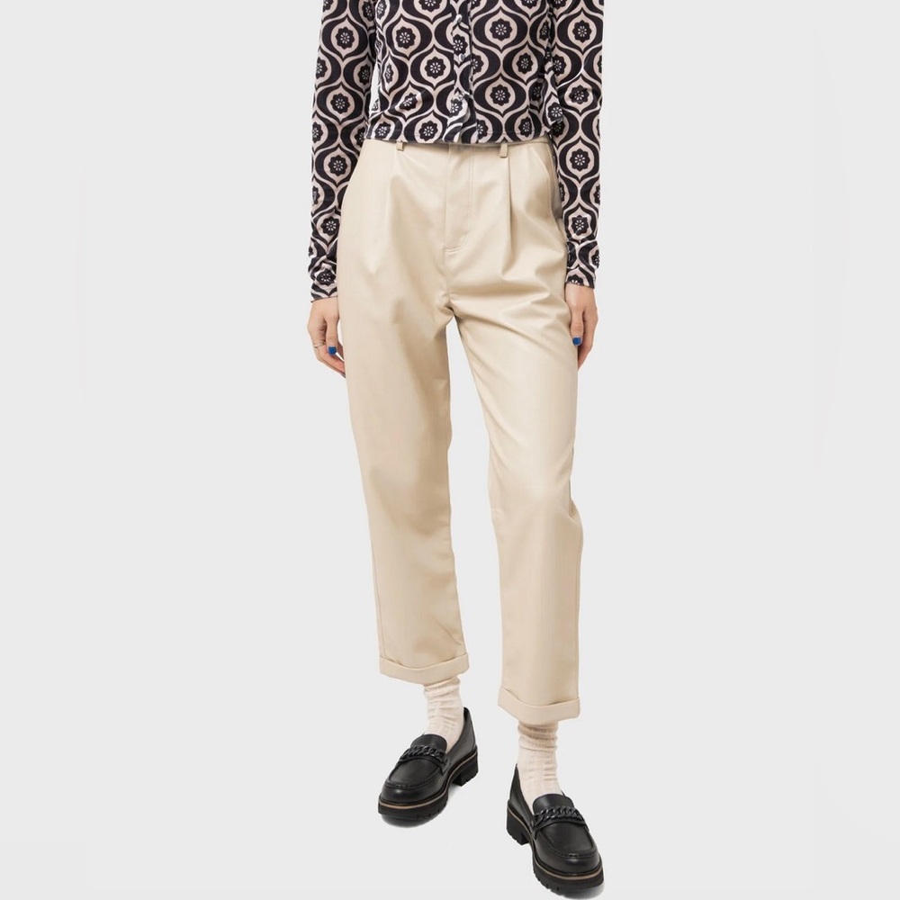 Brixton Aberdeen Faux Leather Trouser
